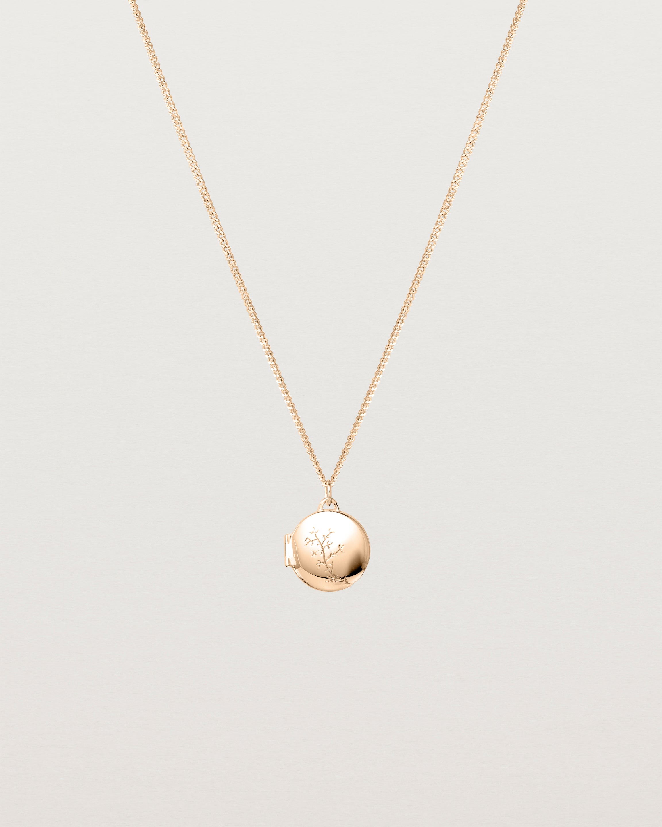 Rose gold online vine necklace