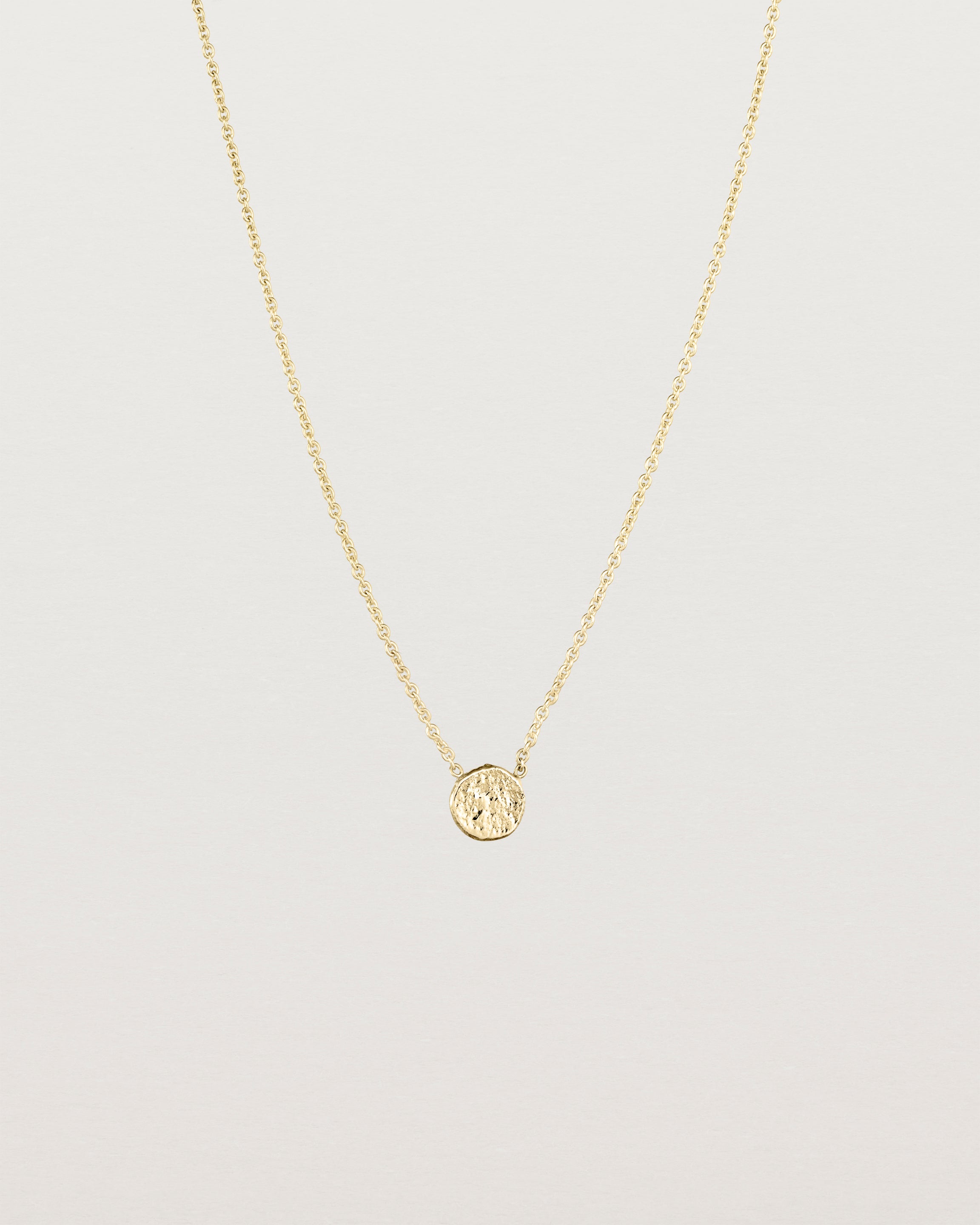 Circle moon clearance necklace