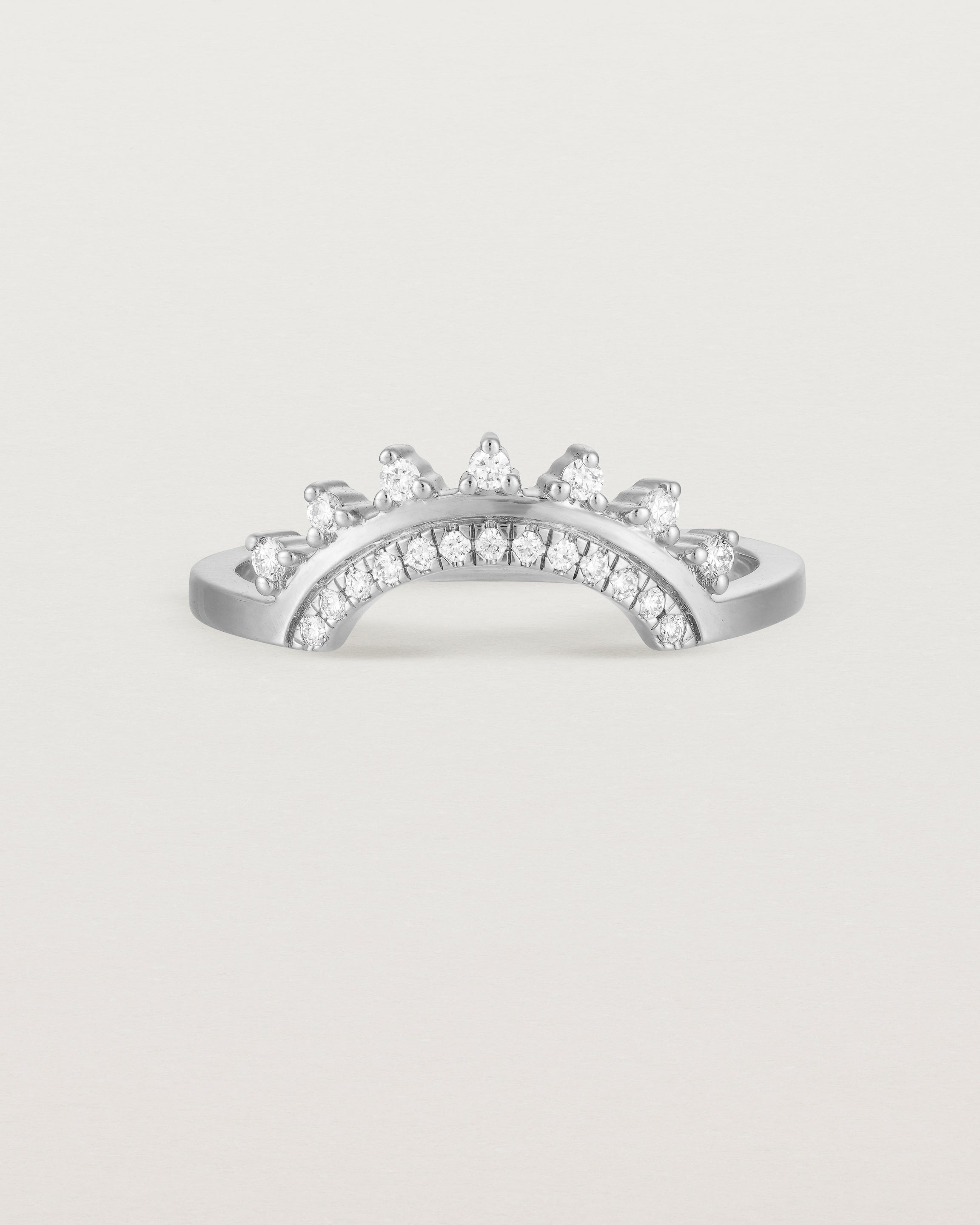 Crown eternity clearance ring