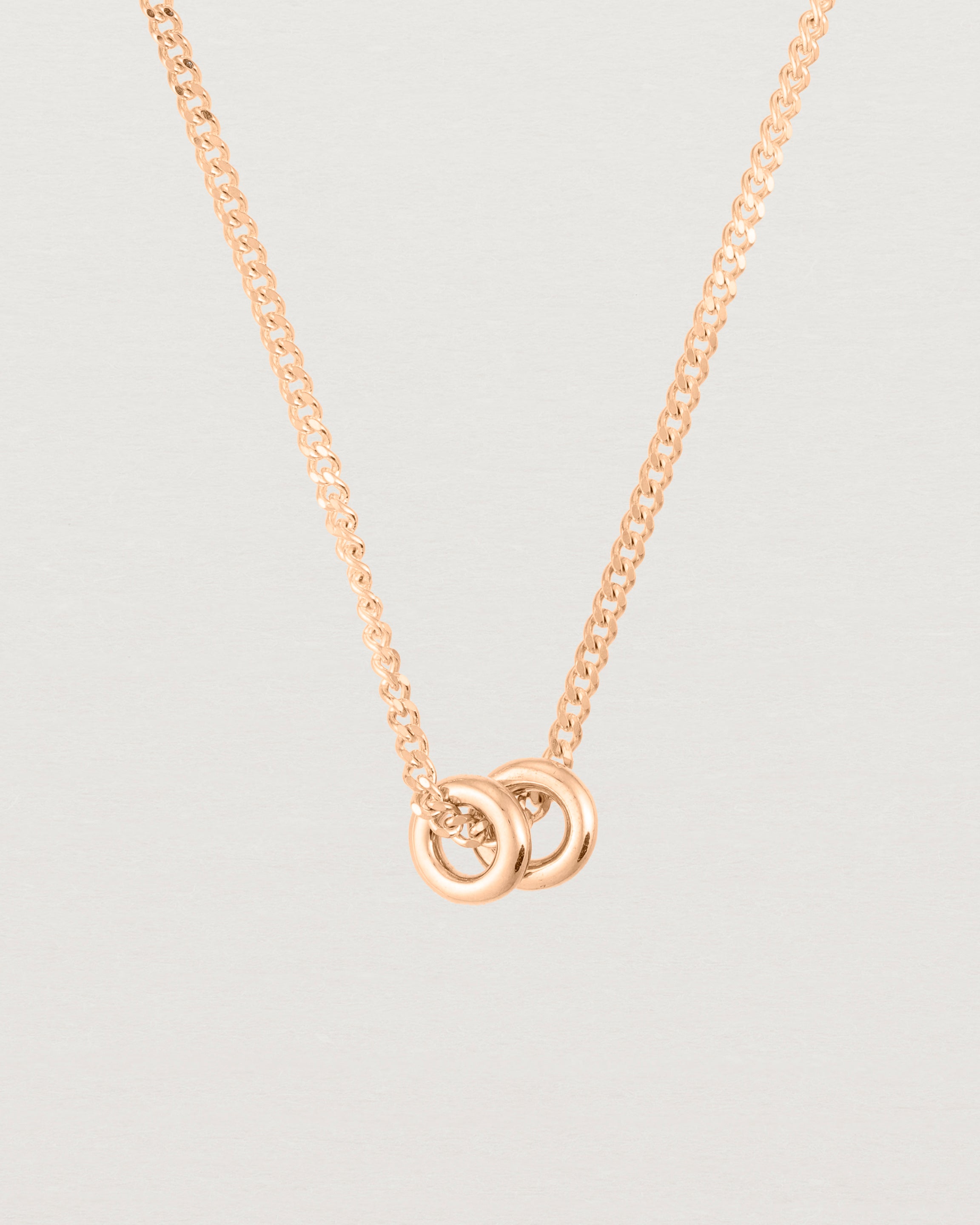 Aether Necklace Birthstone Rose gold Natalie Marie Jewellery