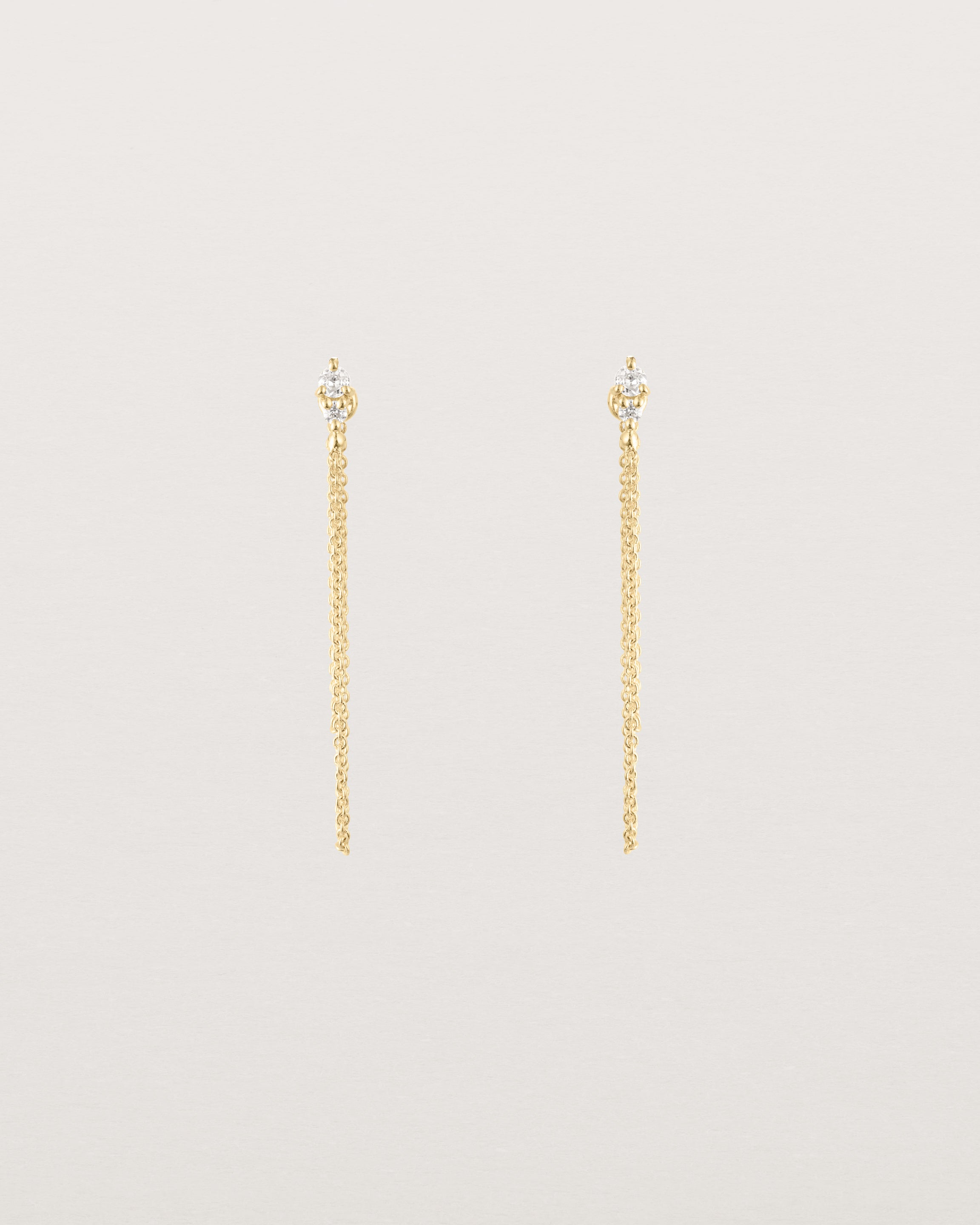 Aiona Loop Studs | Old Cut Diamonds