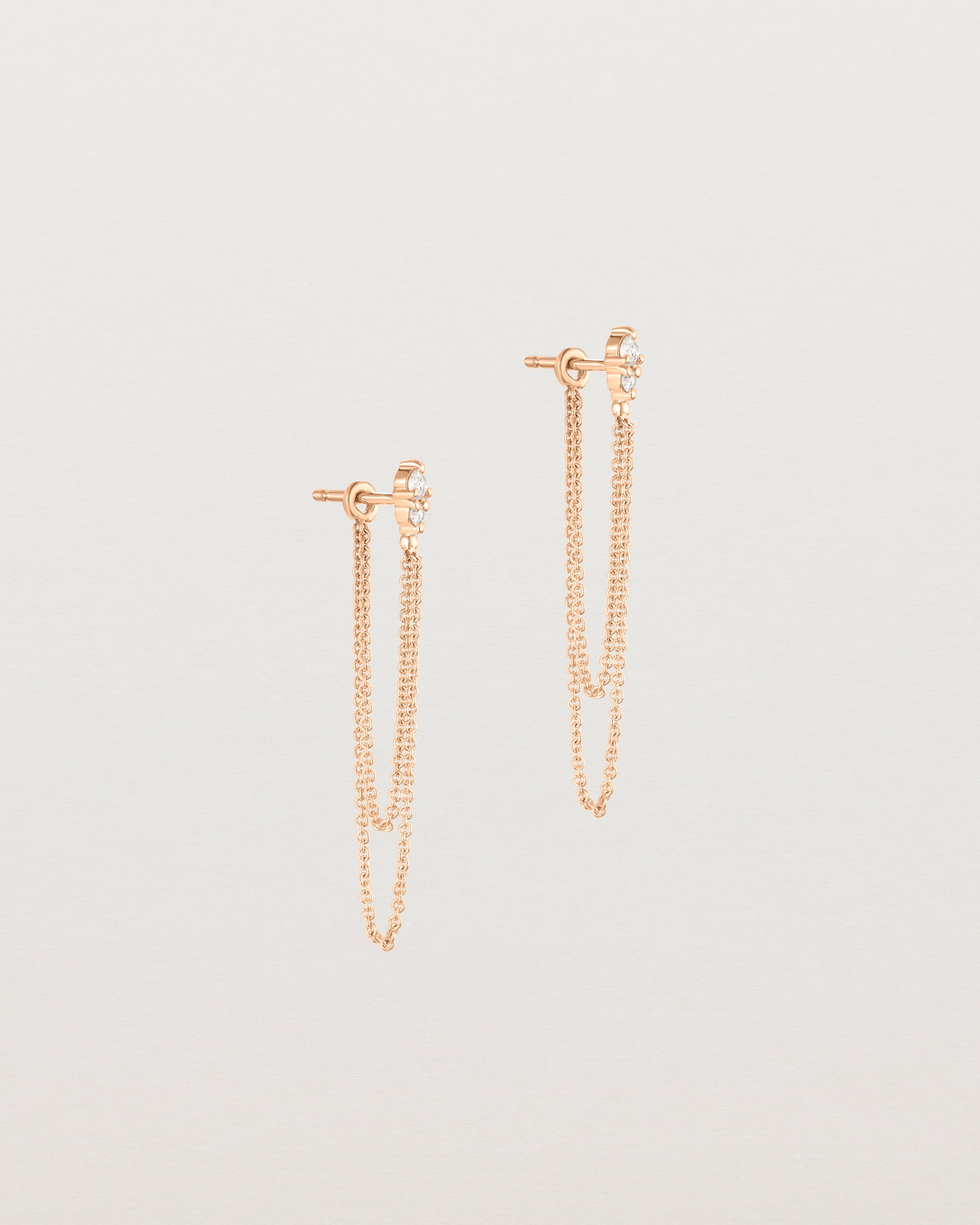 Aiona Loop Studs | Old Cut Diamonds