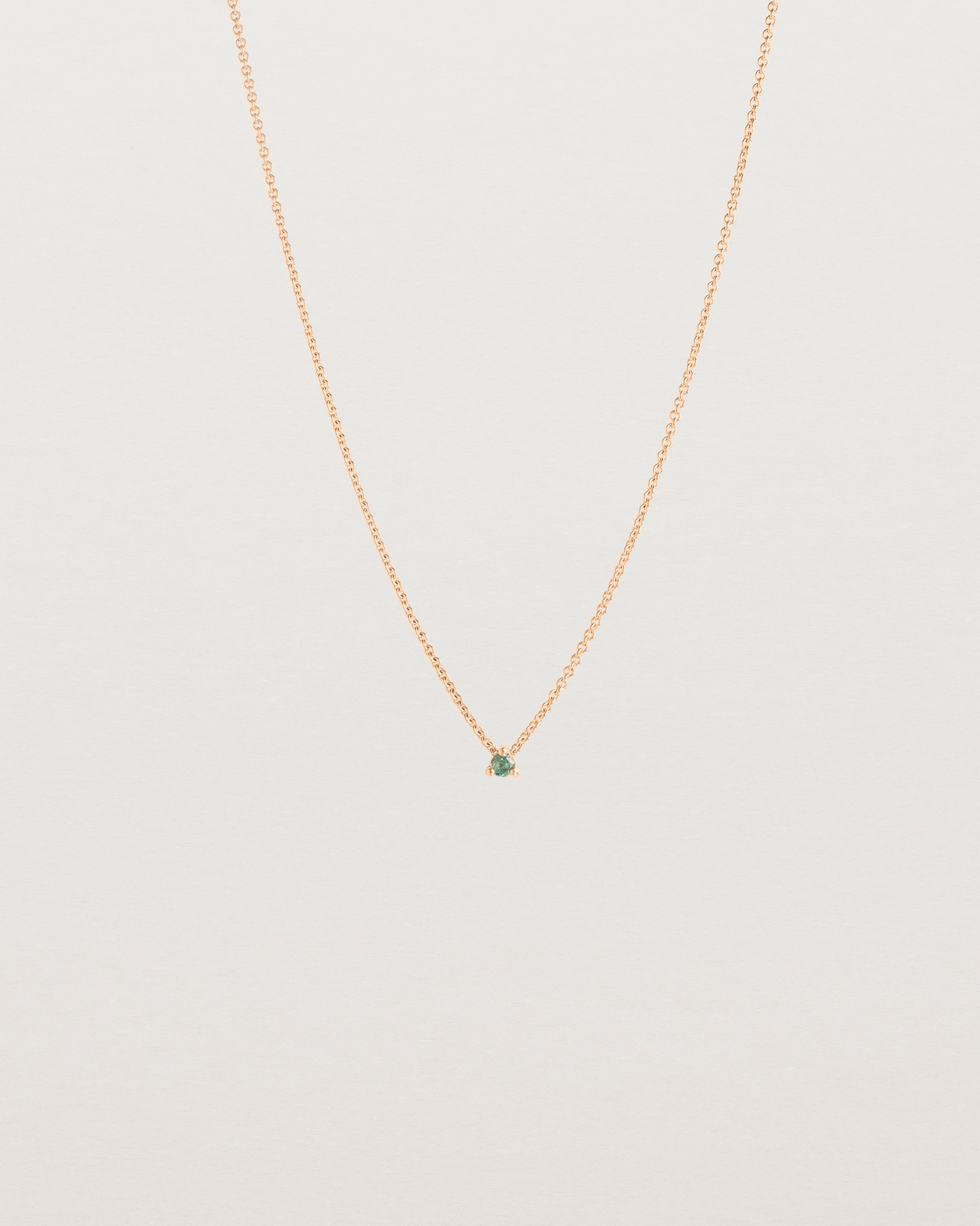 Aisha Slider Necklace | Birthstone