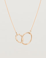 Cascade Loop Through Oval Necklace | White Diamonds