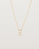 Front image of Terra Chain Necklace in rose gold