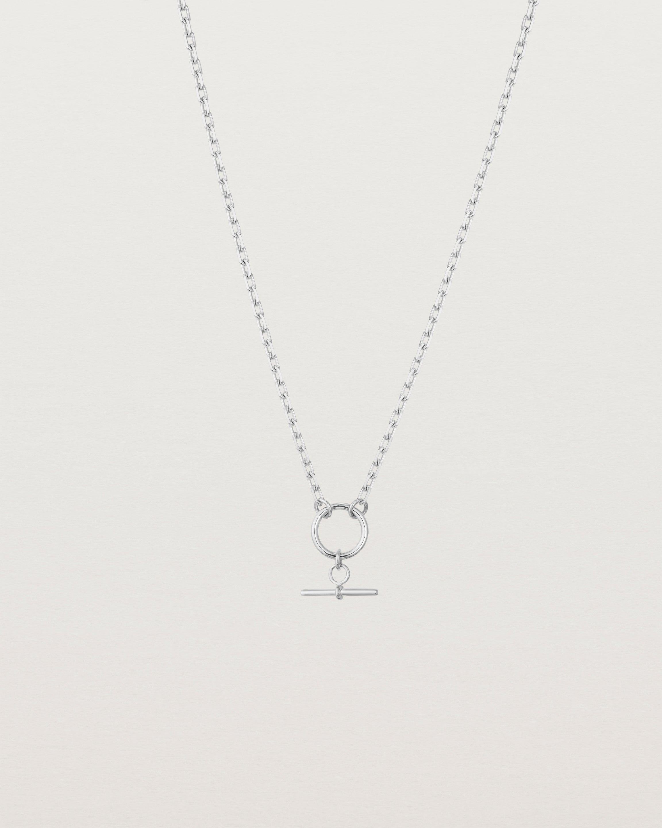 Front image of the Terra Chain in White Gold