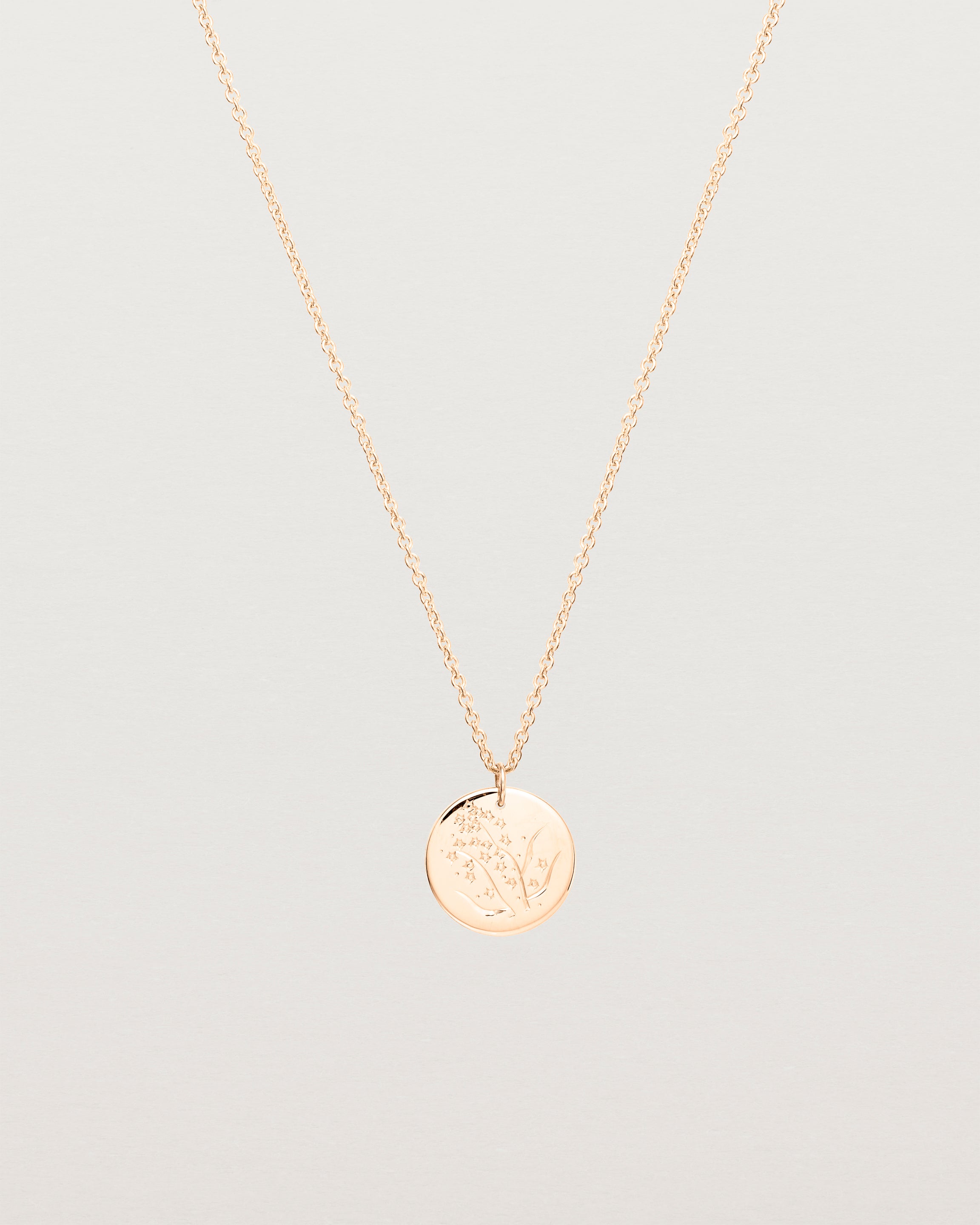 Golden Wattle Necklace | Rose Gold | Natalie Marie Jewellery