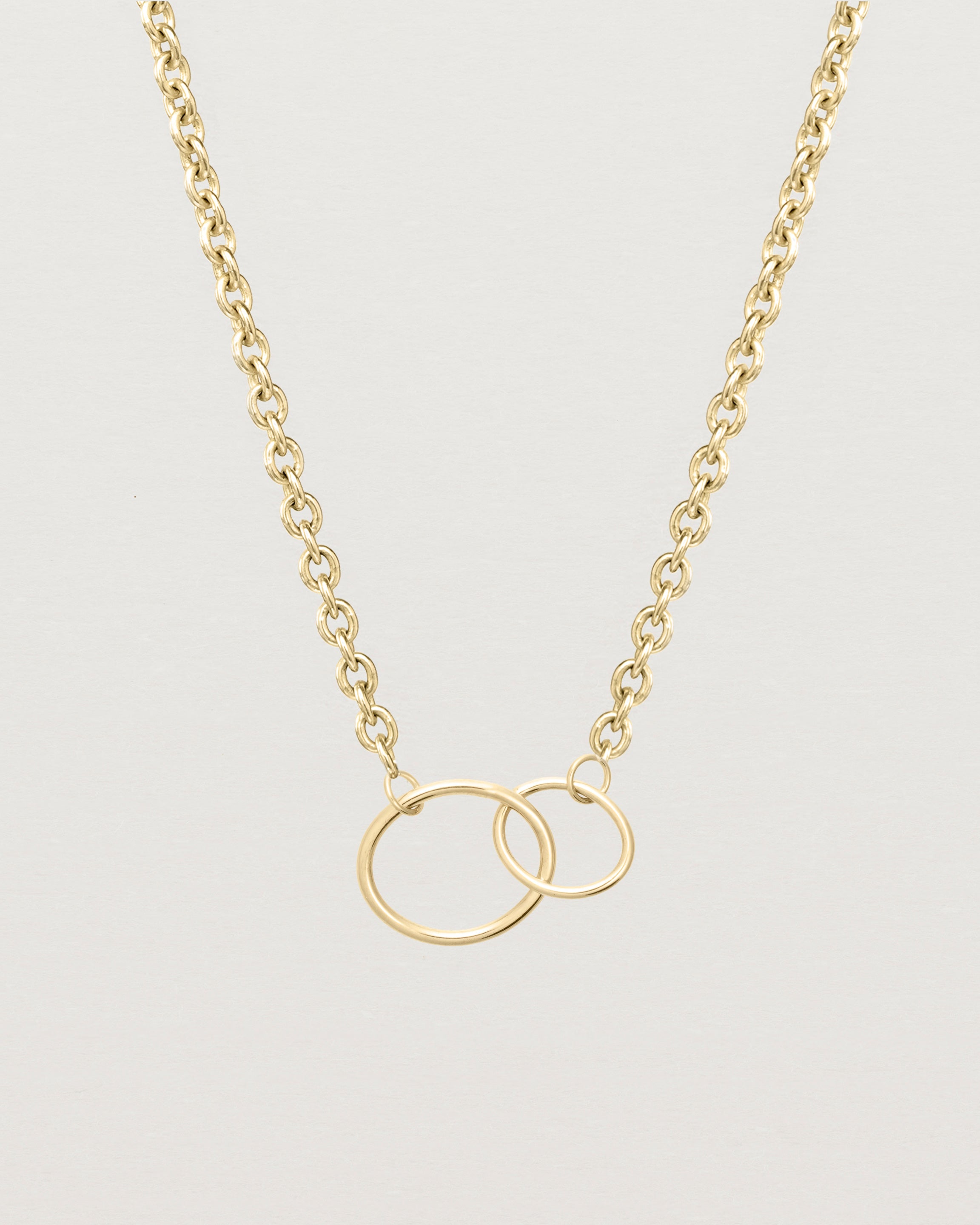 Loop Through Oval Necklace