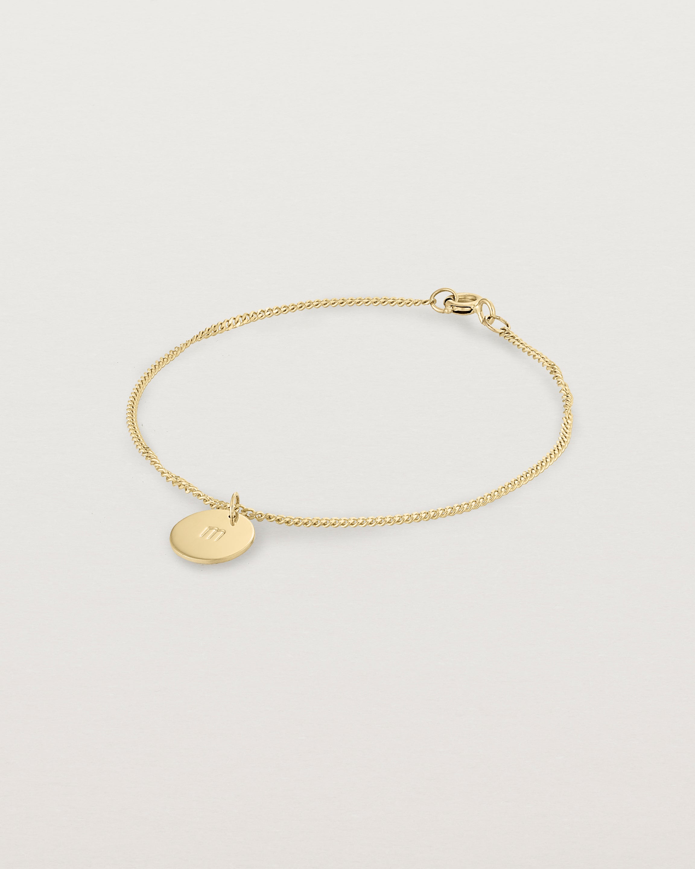 Personalised 2024 gold bracelet