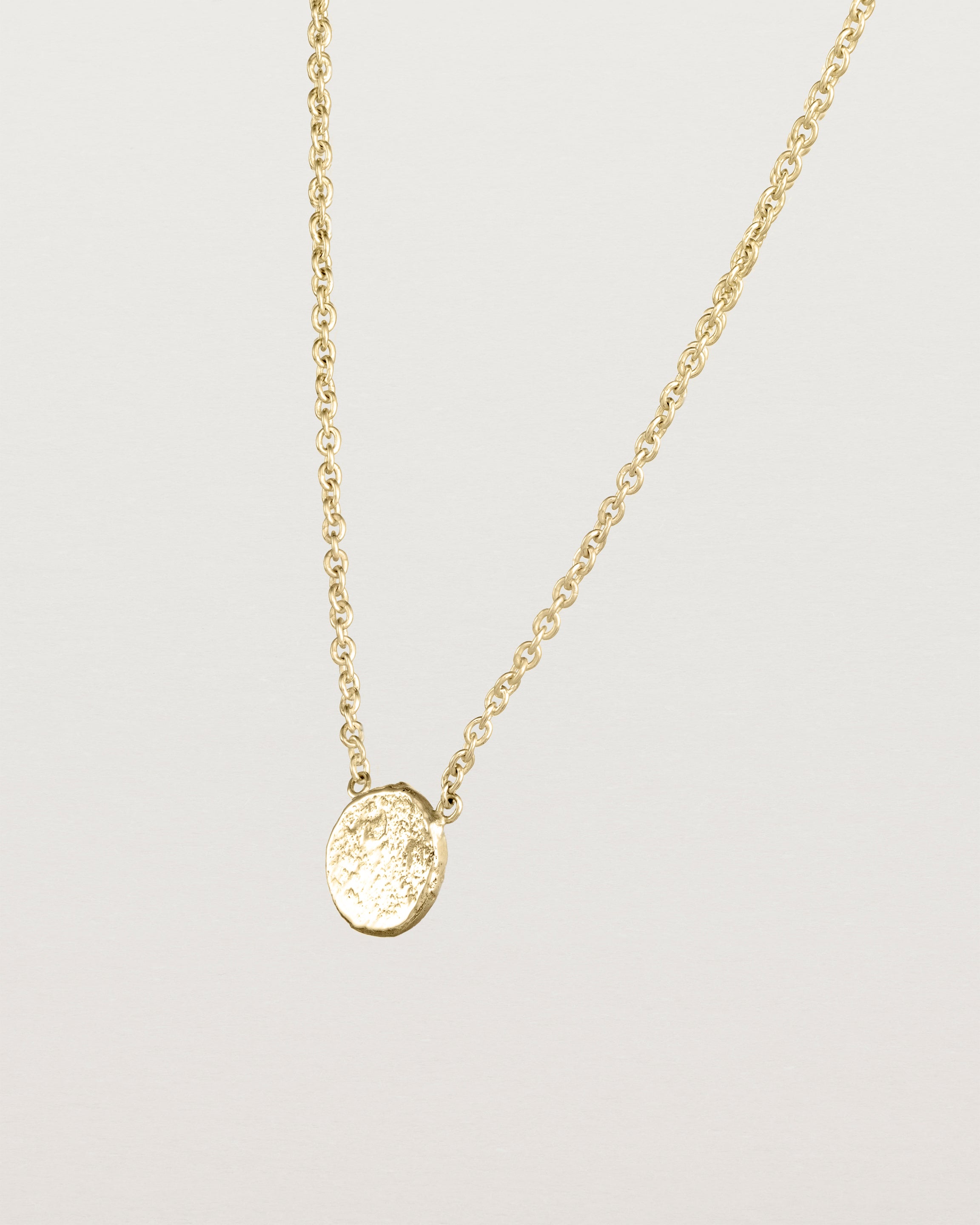 Circle deals moon necklace