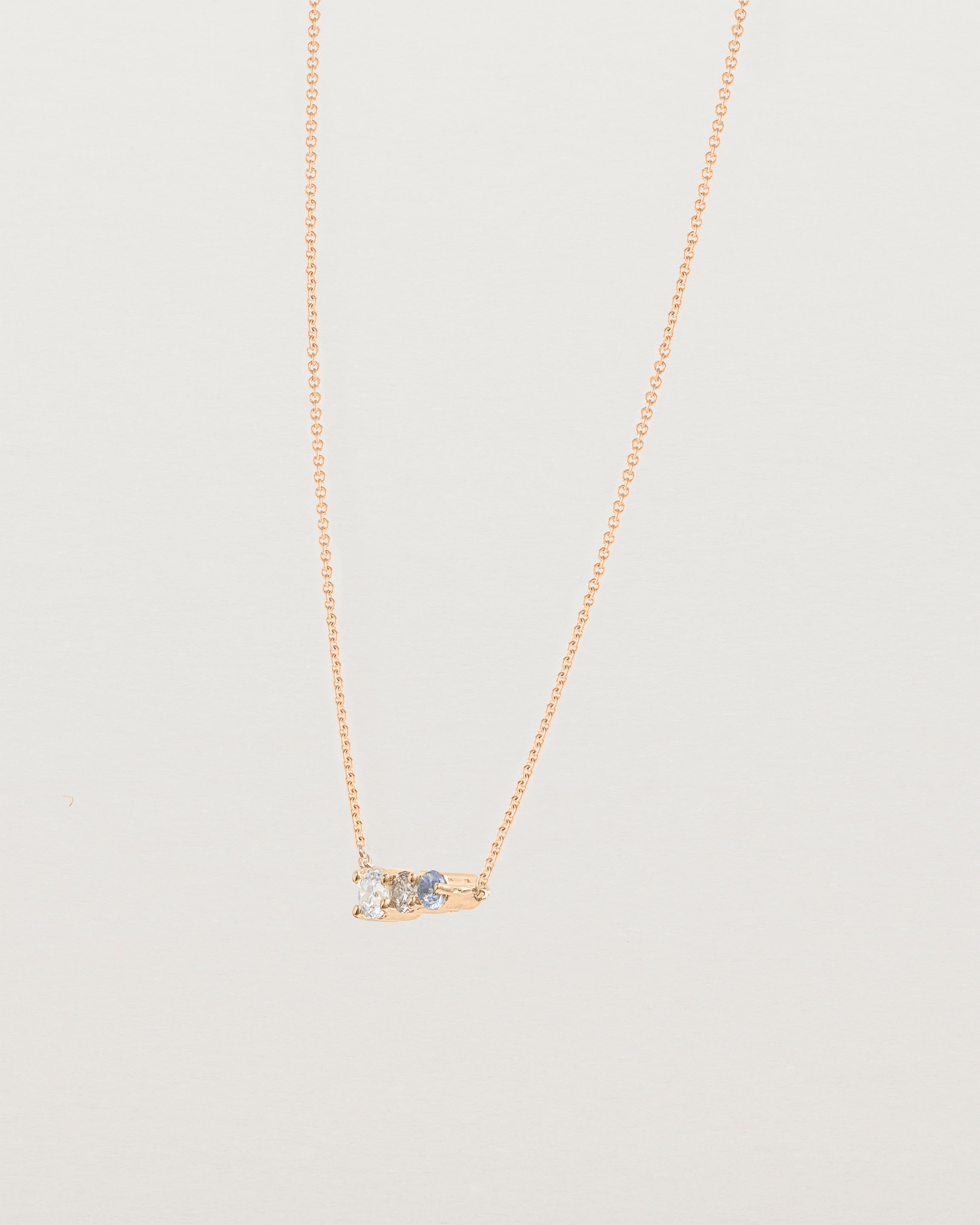 Ode Necklace | Diamonds & Ceylon Sapphire