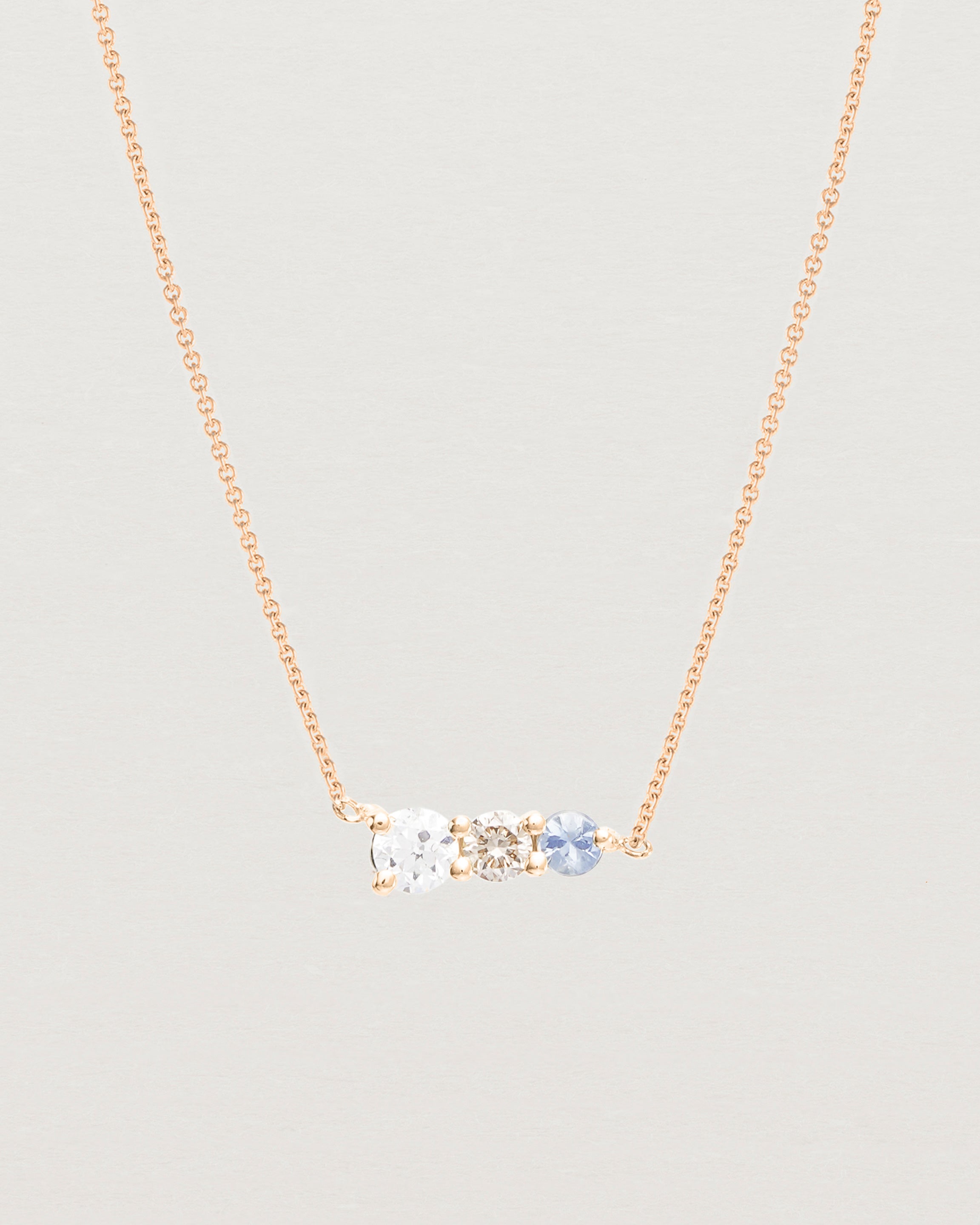 Ode Necklace | Diamonds & Ceylon Sapphire