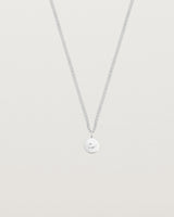 front on image of the Petits Mae Necklace in Sterling Silver