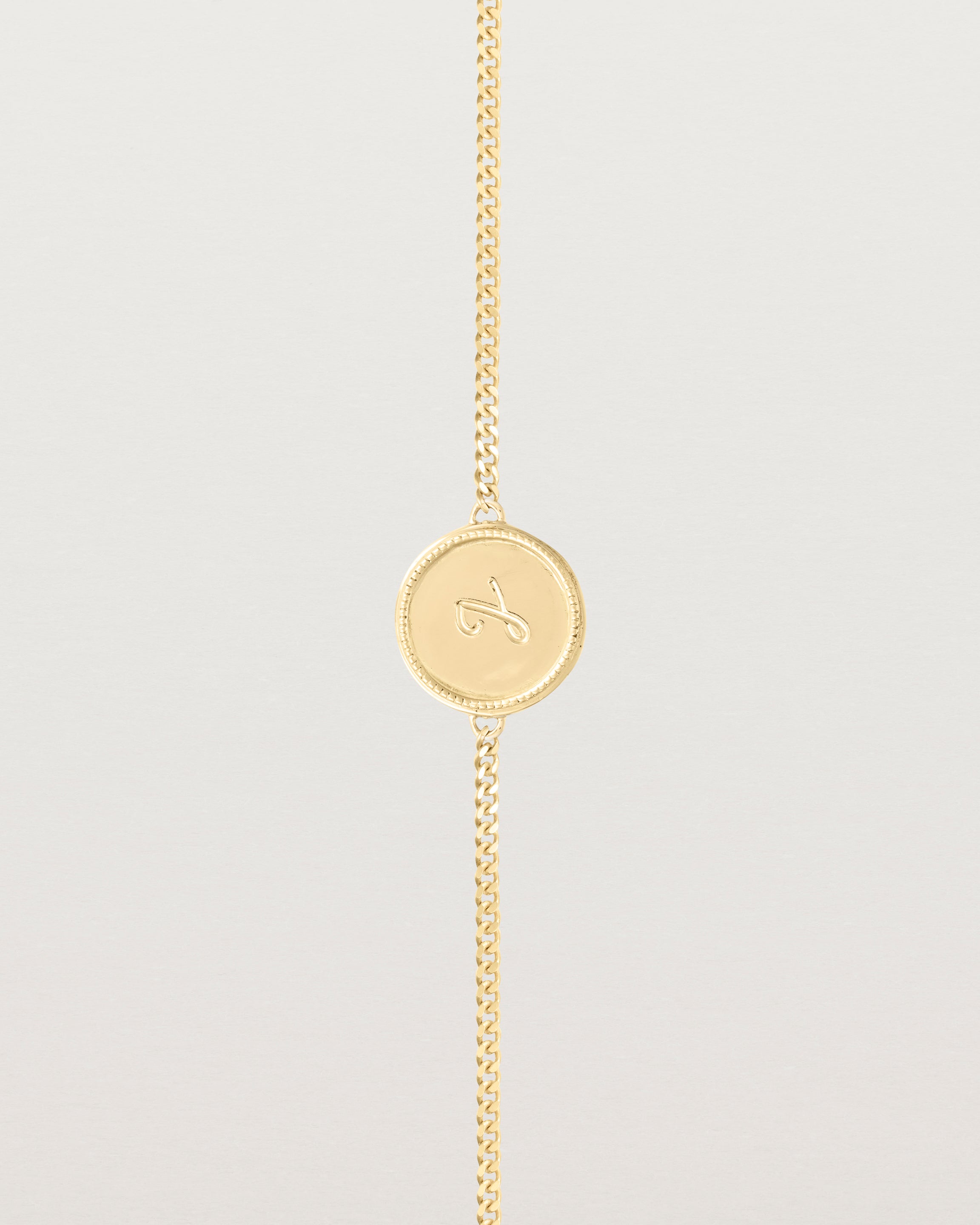 Initial pendant online bracelet