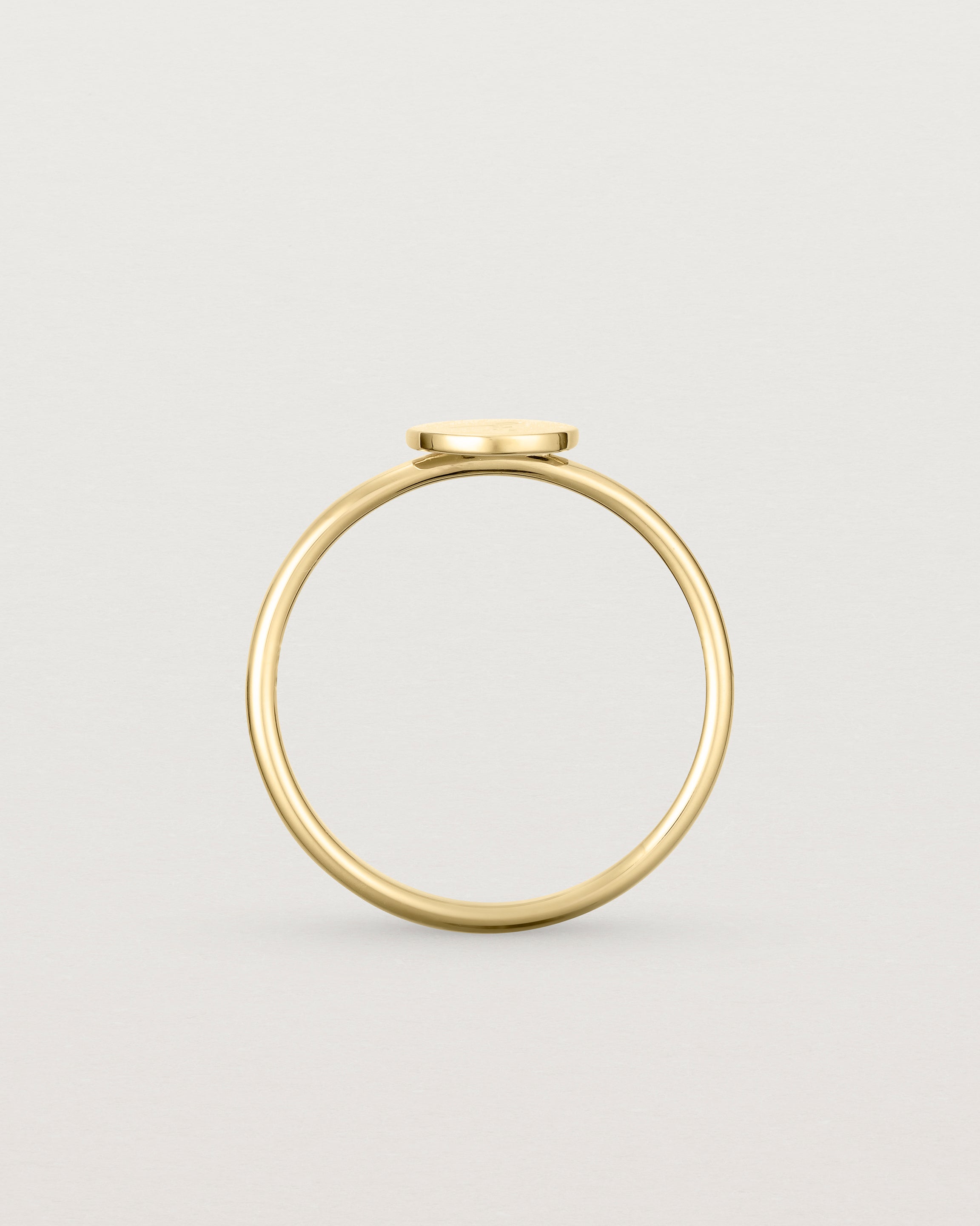 THE ALKEMISTRY 18kt yellow gold W Initial ring