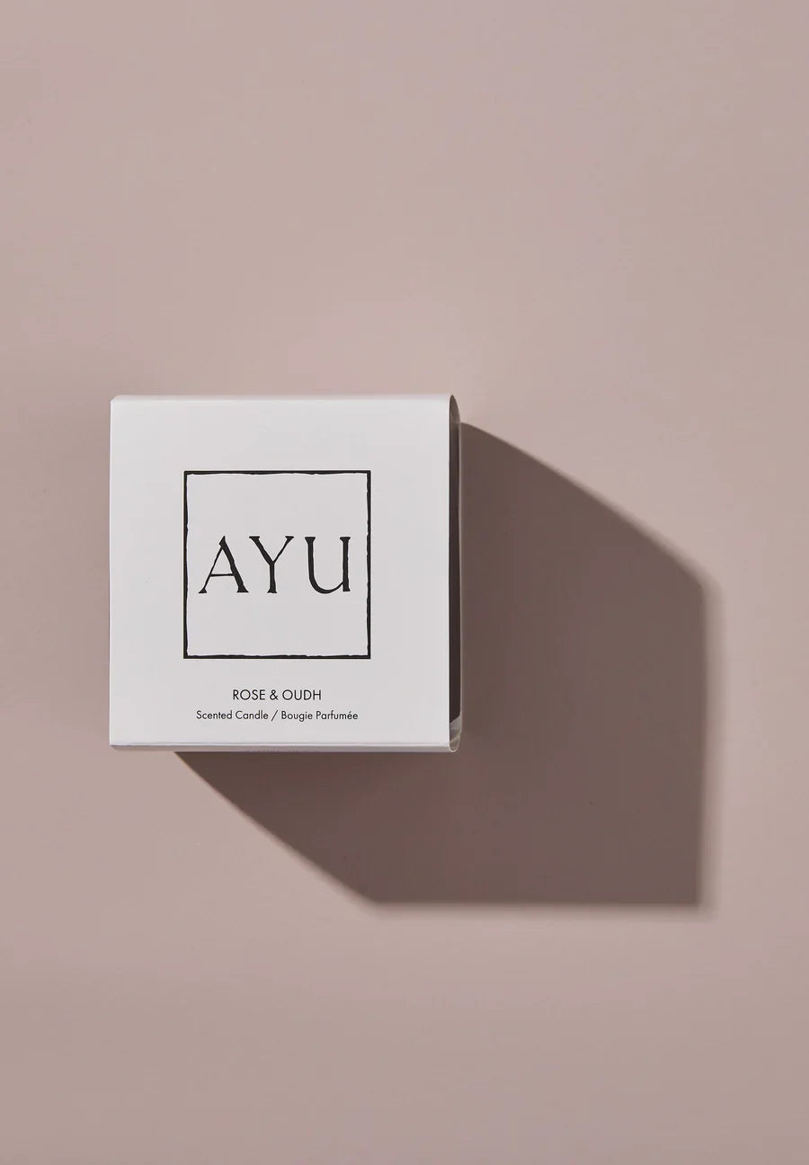 AYU Candle | Rose & Oudh 300g