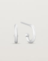 image of the petits suspend hoops in sterling silver