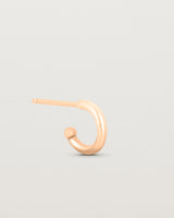 Image of the petits suspend hoops in rose gold