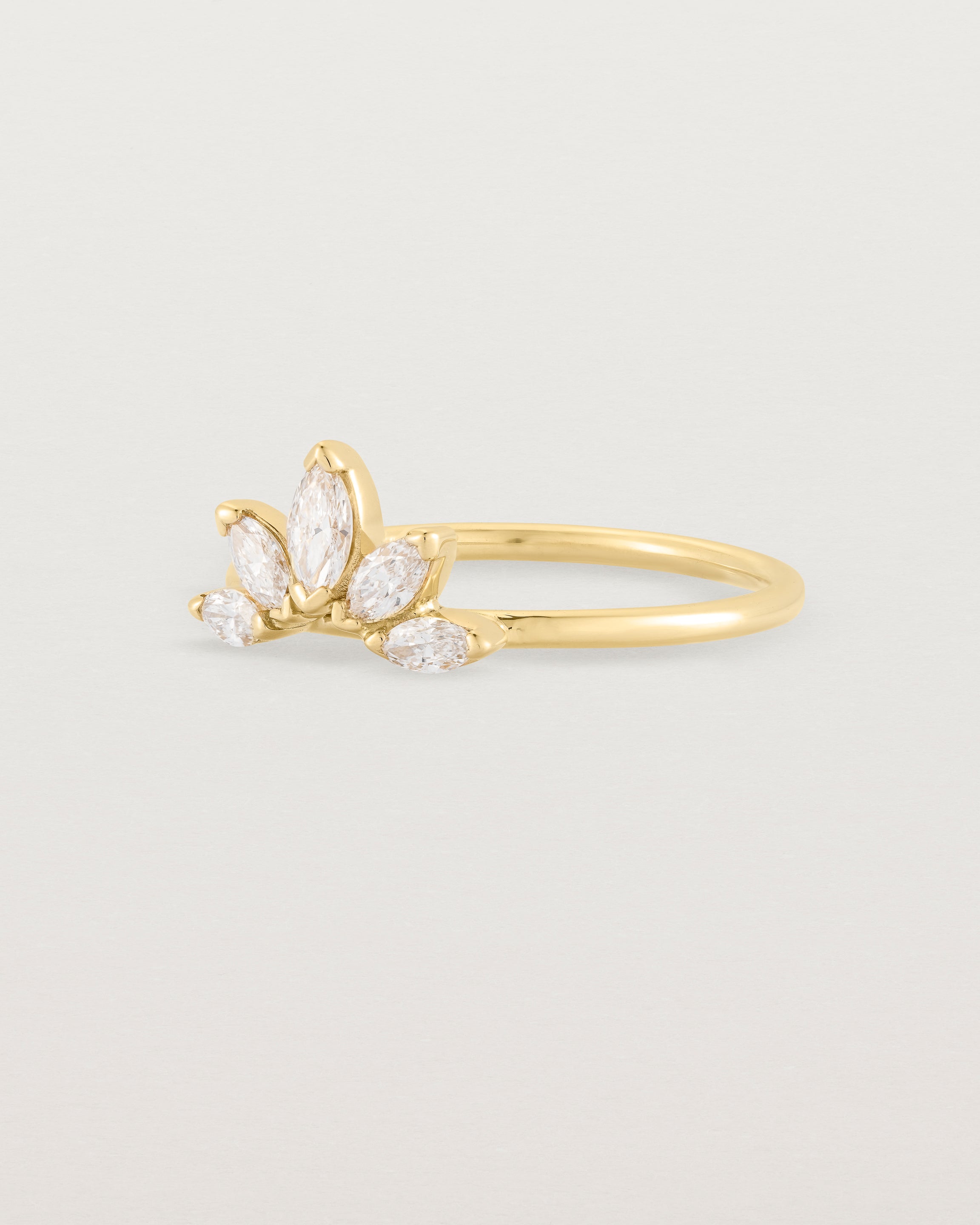 Sun Ring | Diamonds | Yellow Gold | Natalie Marie Jewellery